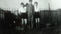 With his classmates Puvák and Makovička (in the middle), Aš 1954