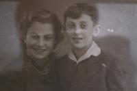 young mr. Ehrenfeld with his Mother