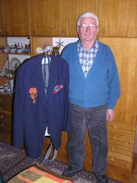 Michal Bindzar with a uniform of Legionary, March 2007
