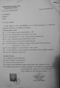 Politický väzeň doklad Ďurica