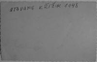 Stavanie "krížika" 1948 Prešov II