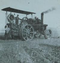 One of the Hlobílek family's tractors