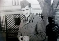 Vincent Dorník - photo from criminal military service (1950)