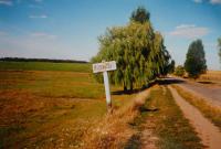 dnešní začátek obce Volkov