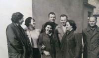 Stretnutie po rokoch s priateľmi z čias SNP (60.te roky 20. storočia)