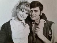 s manželkou Tatianou 1974