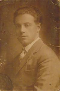 Historické fotky: Jan Laník (otec pamětnice), portrét