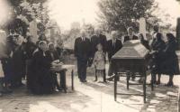 Grandmother Ruza's funeral, evangelistic cemetery, Novi Sad/Srbija, 1963