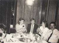 10th anniversary of high school graduation, Hotel Park, Novi Sad/Serbia, 1984