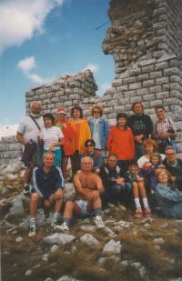 Mountain top of Rtanj, "Mountaineering sport society -Zeleznicar, Novi Sad", 1996