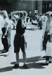 Dana Holubářová (Foukalová) v roce 1990