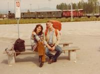 Edib se svou ženou Doubravkou (cca 1980)