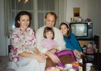Family photo taken in Prague (1994)