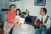 Nina's sixth birthday (Prague, 1996)