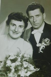 Wedding photos of Anna and Josef Fogl