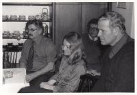 S Ludvíkem Vaculíkem a Milanem Šimečkou v roce 1983