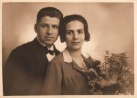 Parents Jindřich and Marie Vavřínovi, 1929, Brno