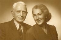 Jaroslav and Olga Horníčkovi, Grandad and Grannny, Prague 1946