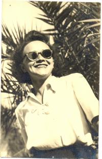 Angela Bajnoková v roku 1950