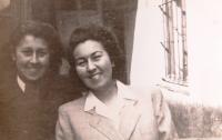 Gertruda Neumannová, sestra Ruth Mittelmann (Charlotty Neumannové). Bratislava, 1947. 
