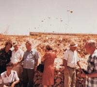 Sad Spravedlivých mezi národy, Jeruzalém 1975, uprostřed Zora Pičulin