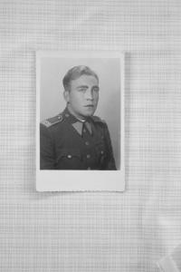 Alois Denemarek as a soldier