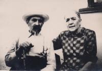 Grandmother of Ludmila Muchina together with her brother