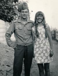1970 - s bratrem Ondřejem, Litoměřice