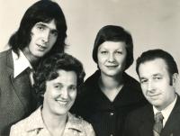 Brother, Ewa, mother, father 1971