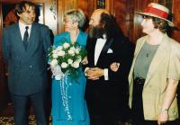 1993 - wedding with Cestmir Klos