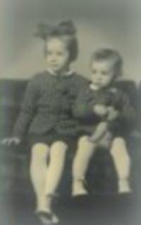 Ivan Kosenko with his sister