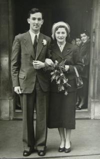 Svatební foto 1947