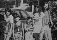 The Libánský family in Spain, 1986