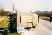 Road accident near Banja Luka, 1998