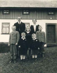 His family during the war 