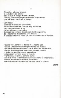 Poema sobre Jan Palach, estudiante checo que se quemó en protesta a la llegada de los ejércitos del Pacto de Varsovia a Checoslovaquia en agosto de 1968. Página 4