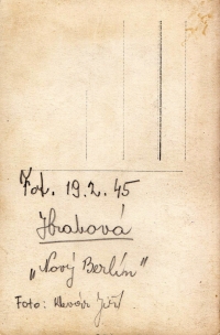 The second page of the photo from Hrabová-Šídlovec