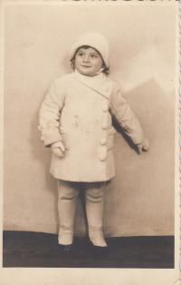Kamila Karnikova as a child