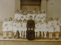 First communion in the 1940's in Bruchotin
