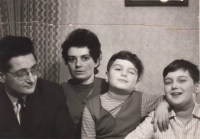 Jarmila in Prague with family, 1970s