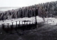 The Iron Curtain photographed by H. Babor during his walks in the Šumava forests