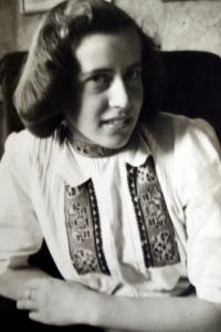 Marie Antošová ve svých 16ti letech