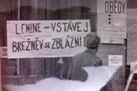 Nápisy - lidová tvořivost, Liberec, srpen 1968