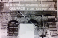Info o pohřbu obětí, Liberec, srpen 1968