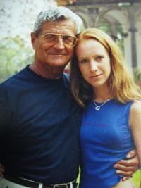 With his granddaughter in 2006