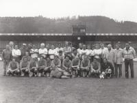 Footbal match of REAL Ústí nad Orlicí and Youth League, 1985