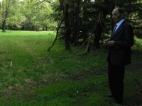 Adolf Rázek u býv. tábora Nikolaj