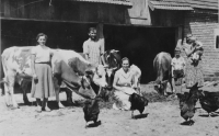 Father's family in the village of Laktaši in Yugoslavia