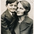 Zdeněk Hubáček with his mother in the 1930s
