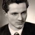 Vladimír Dvořáček, high school graduation photograph. 1955